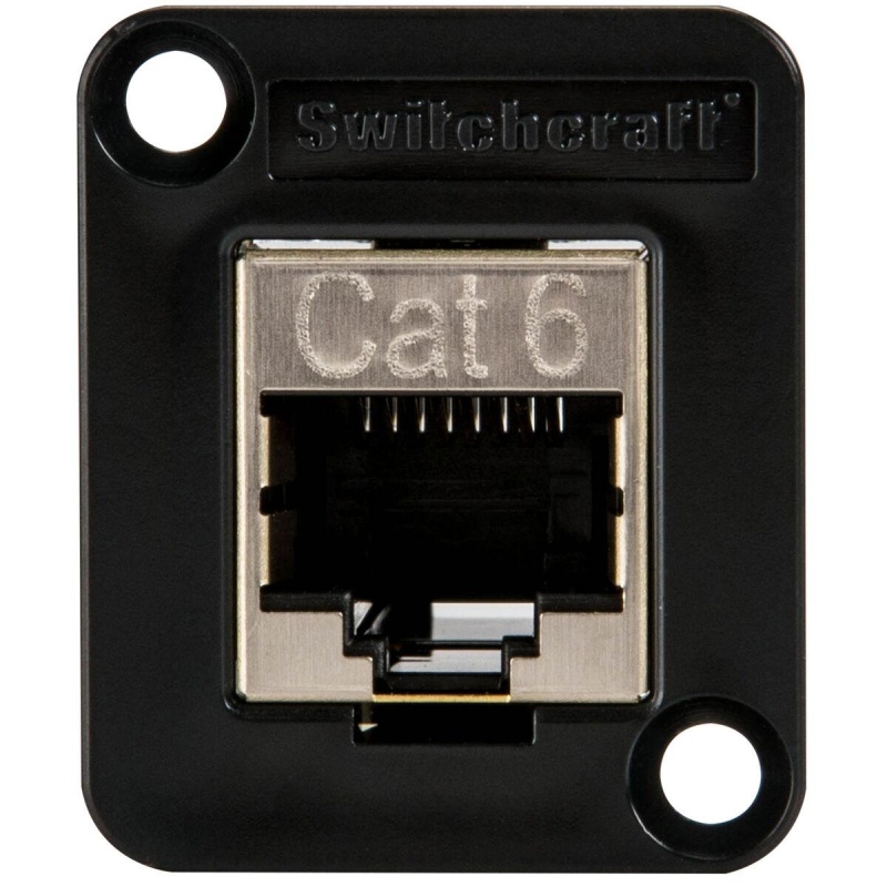 Switchcraft Ehrj45p6s Eh Series Rj45 Cat 6 Shielded Feed Through Connector