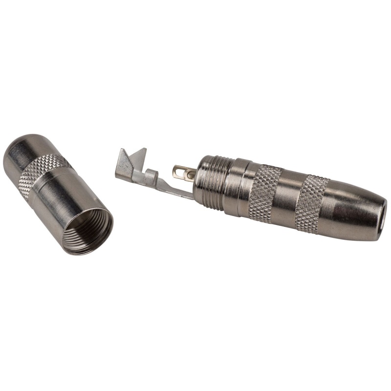 Switchcraft 131 1/4" Stereo Cable Mount Jack Female With Solder Contacts And Cable Clamp