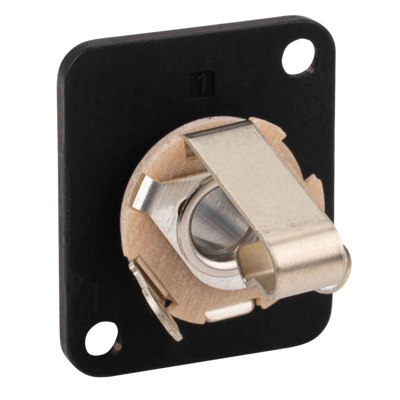 Switchcraft E11b 1/4" Mono Eh Panel Mount Jack Black