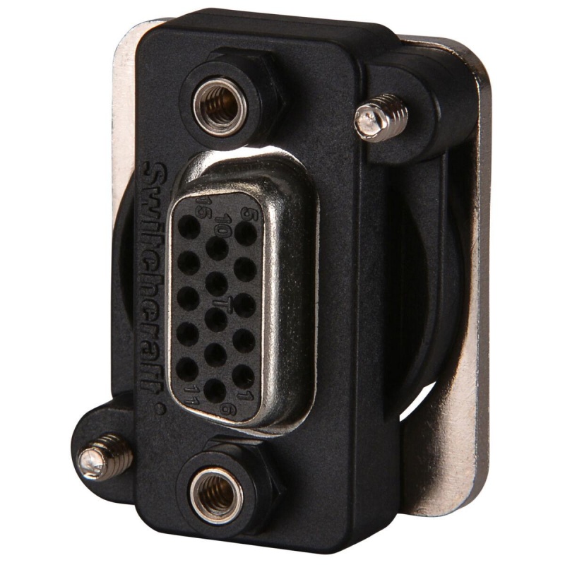 Switchcraft Ehhd15ff 15-Pin D-Sub (Hd15) Female Eh Panel Mount Connector With 4-40 Screws