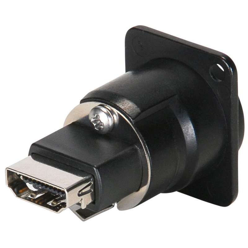 Switchcraft Ehhd192bpkg Hdmi Feedthru Eh Panel Mount Connector Black With 4-40 Screws