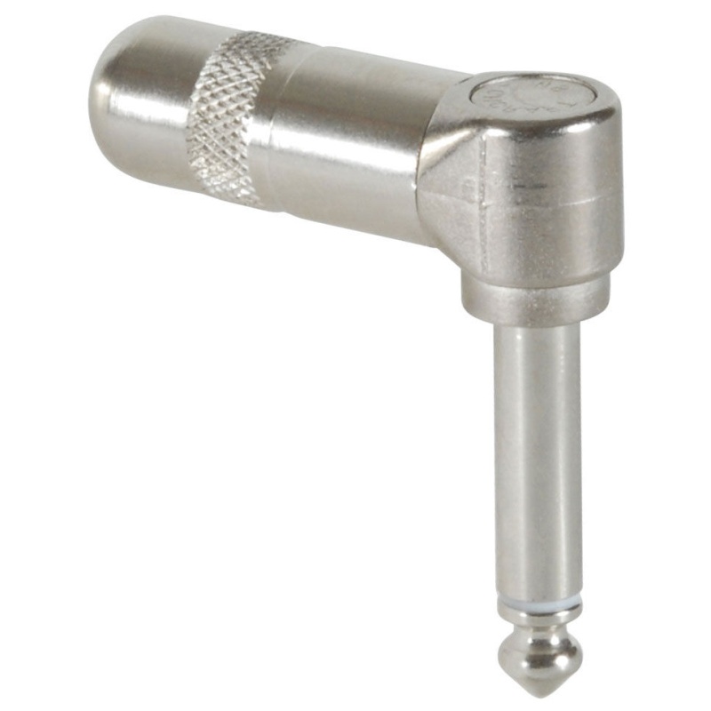Switchcraft 226 1/4" Mono 90 Degree Plug Nickel