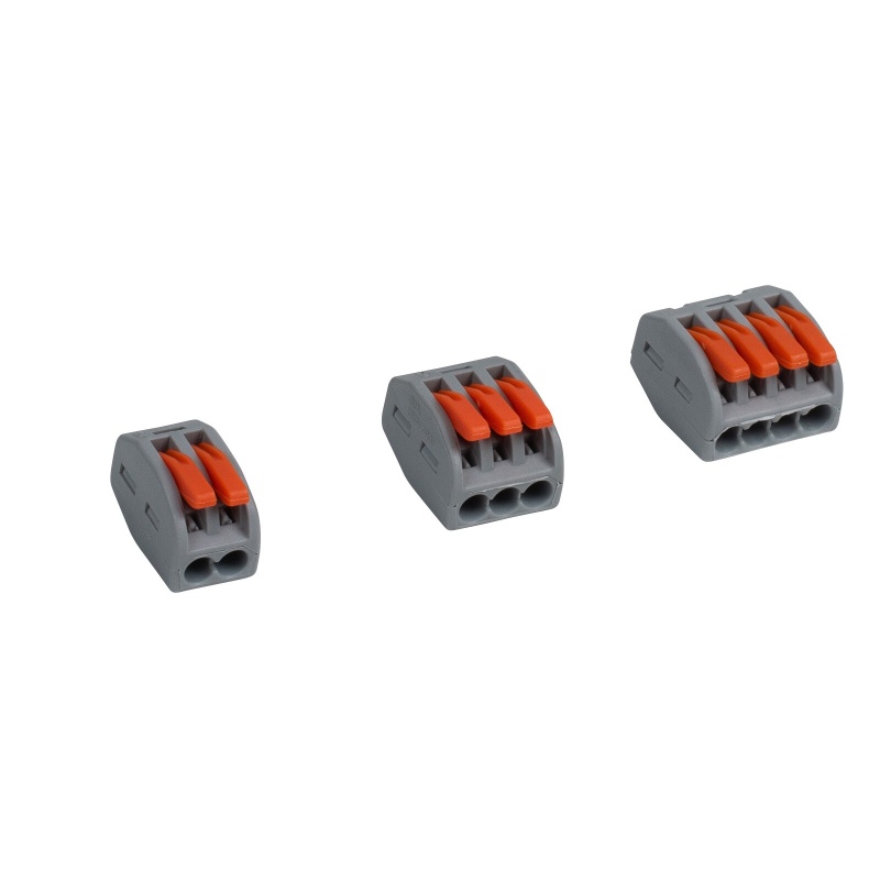 59-Pack Quick Lever Wire Nut Connectors Electrical Kit 2/3/4/5 Conductor Combination For 28-12Awg