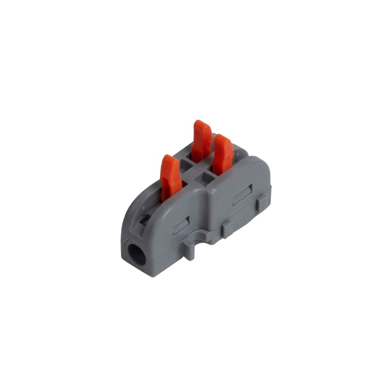 Quick Lever Wire Nut Splice Inline Wire Connectors With Mounting Tab (1 In 2 Out) 10-Pack