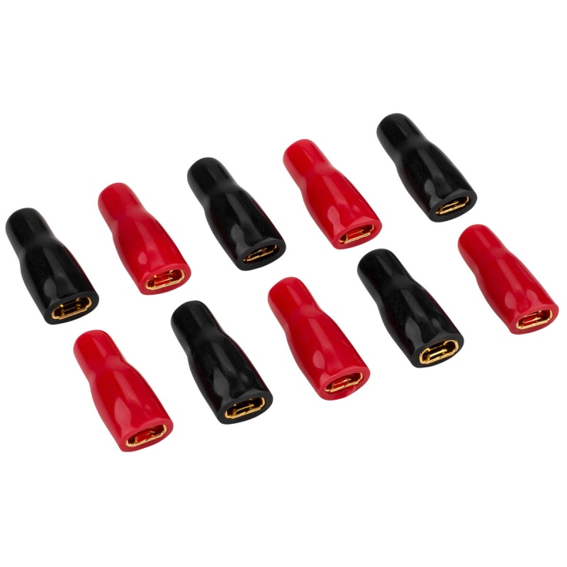 Gold 18-16 Awg 0.187" Female Disconnect 5 Pair