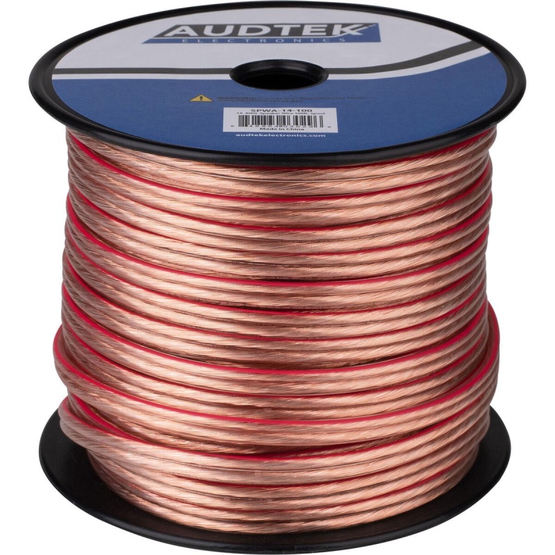 Audtek 100 Ft. 14 Awg Cca Speaker Wire