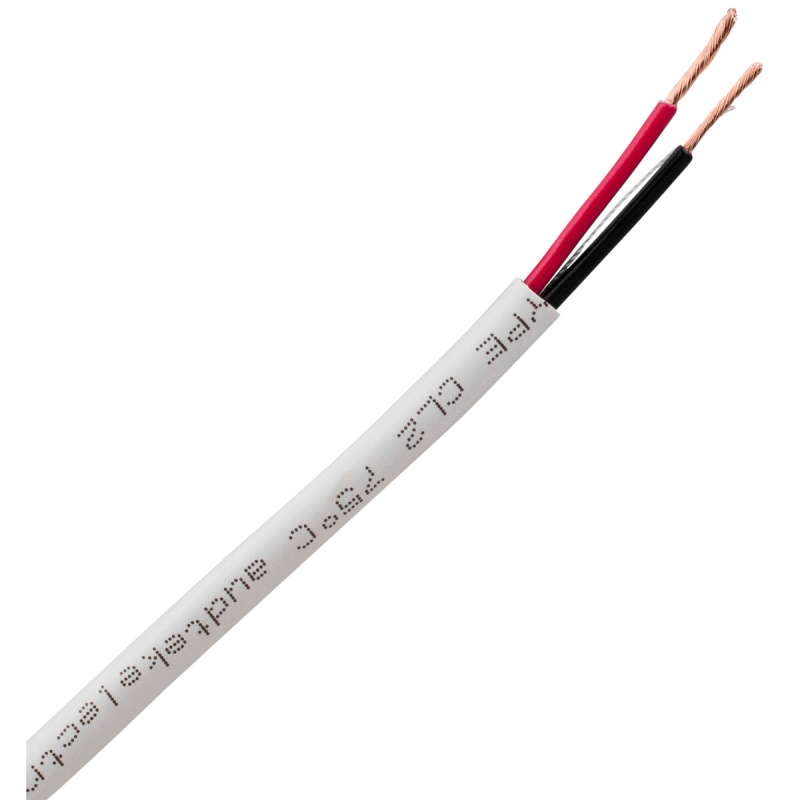 Audtek 100 Ft. In-Wall Speaker Wire Ofc Pure Copper 16/2 Cl2