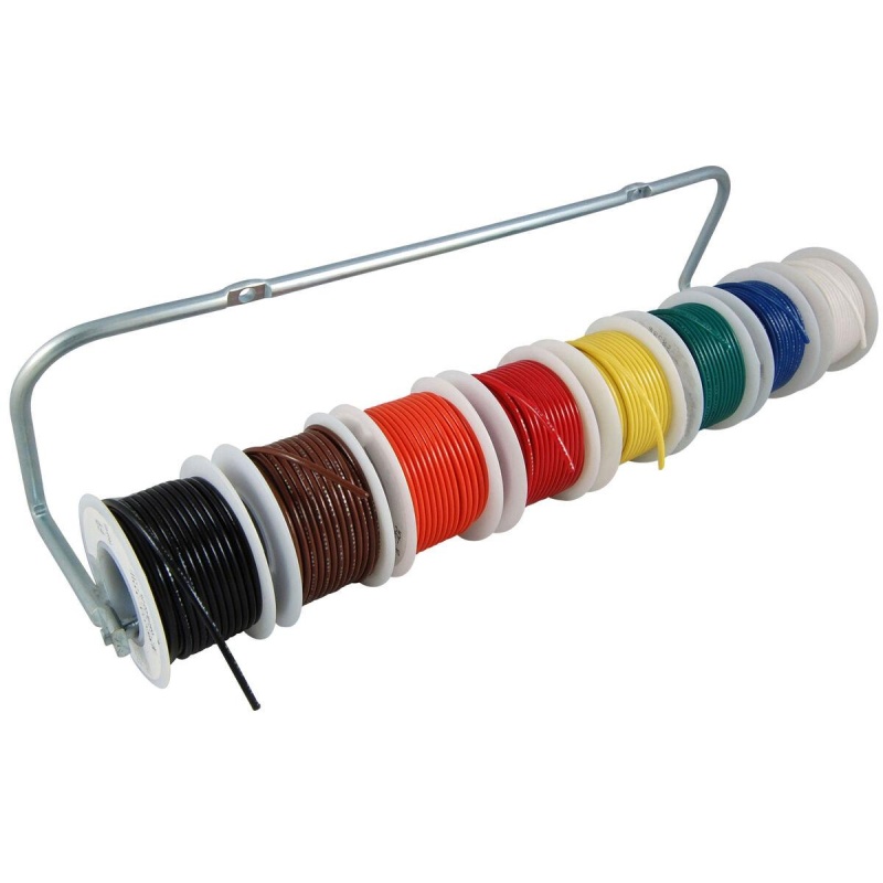 Consolidated Pre-Loaded Hookup Wire Dispenser 18 Awg Stranded 8 X 25 Ft