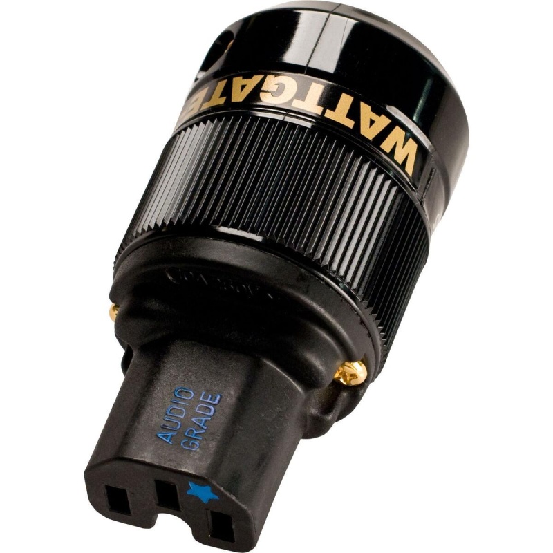 Wattgate 350I Au Black Gold Plated Audio Grade Iec Connector