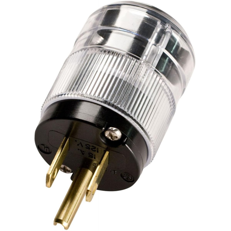 Wattgate 5266I Clear Edison Ac Power Connector