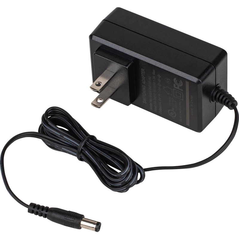 24V 1A Dc Ac Adapter With 2.1 X 5.5Mm Tip Positive Plug
