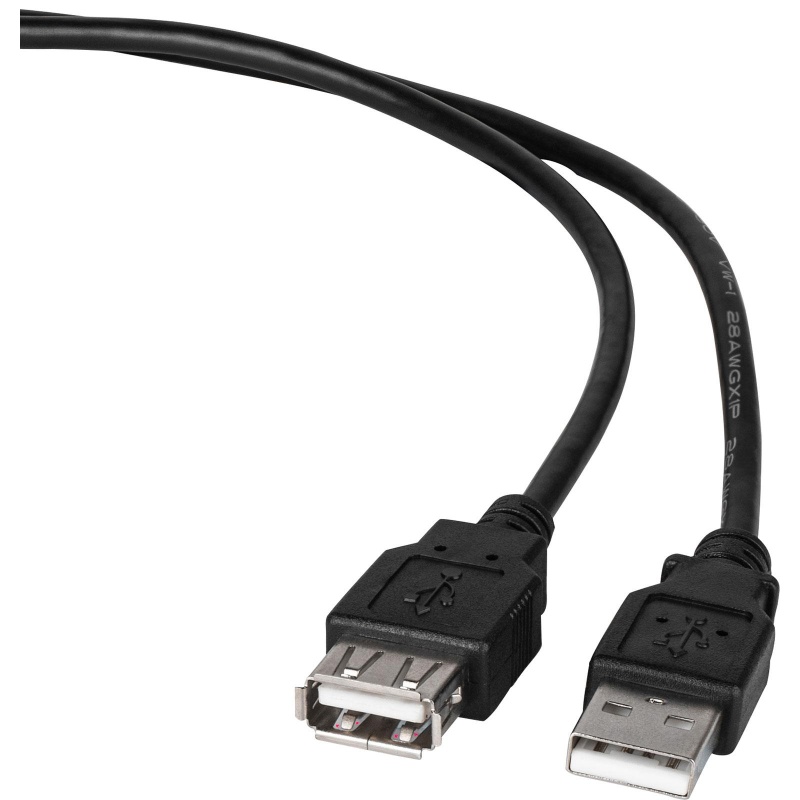 Usb 2.0 Extension Cable Black 15 Ft