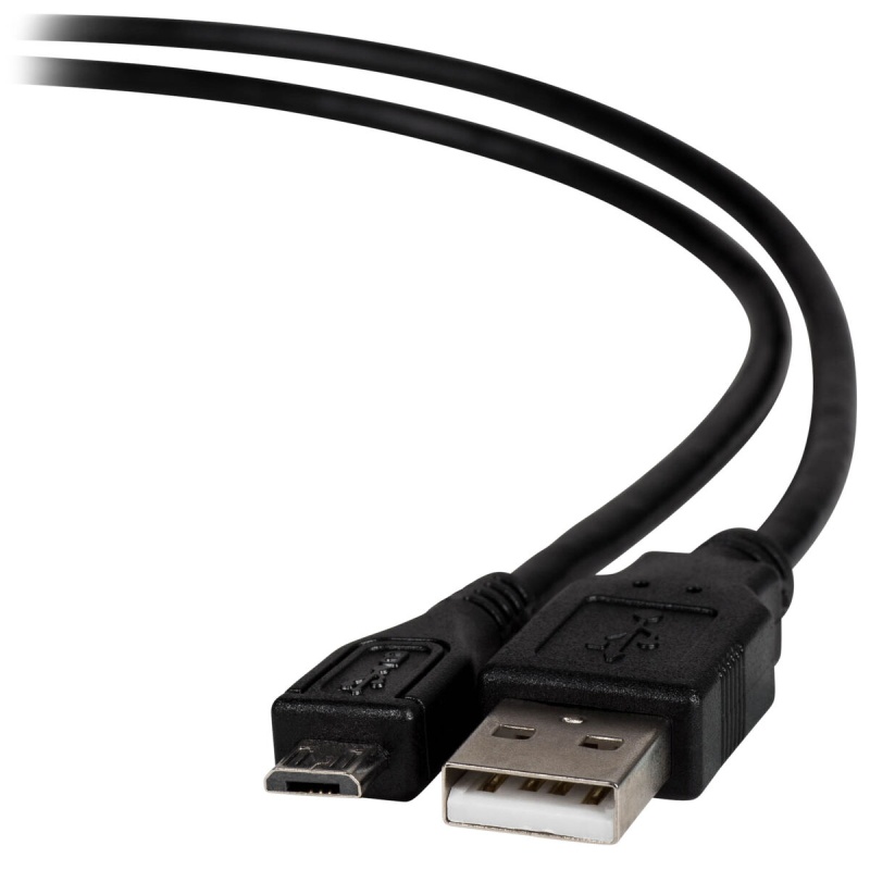 Usb 2.0 A Male To 5-Pin Micro-B Male 28/24 Awg Charge & Sync Cable 6 Ft
