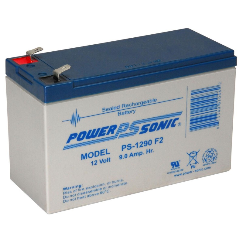 Power-Sonic Ps-1290 Sealed Lead Acid Battery 12V 9Ah