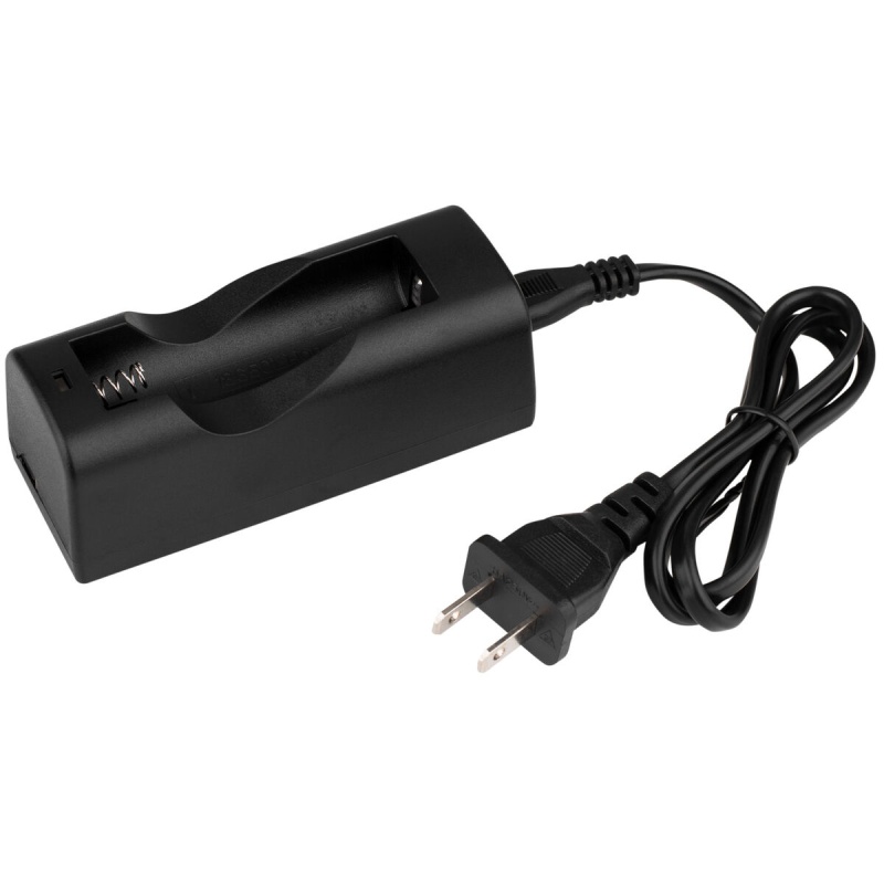 Single Slot Li-Ion Battery Charger for 18650 3.7V Rechargeable Batteries