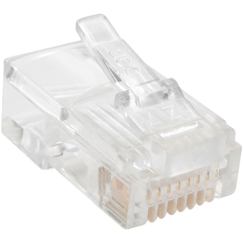 Rj45 8C Modular Connectors For Round Cable 10 Pcs