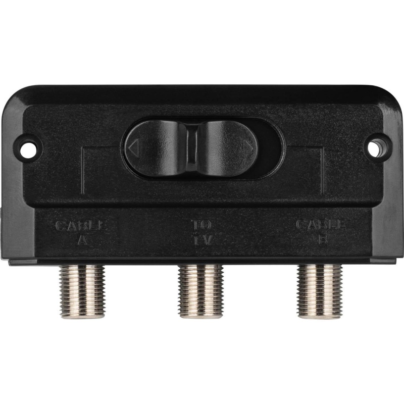 Deluxe A/B Coaxial Cable Tv Slide Switch