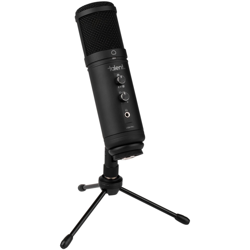 Usb Podcast & Streaming Condenser Microphone With Headphone Output And Volume Control