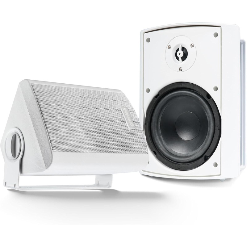 Gemini Ghsi-W400bt-Pr-Wht 4" Outdoor Bluetooth Speaker Pair White