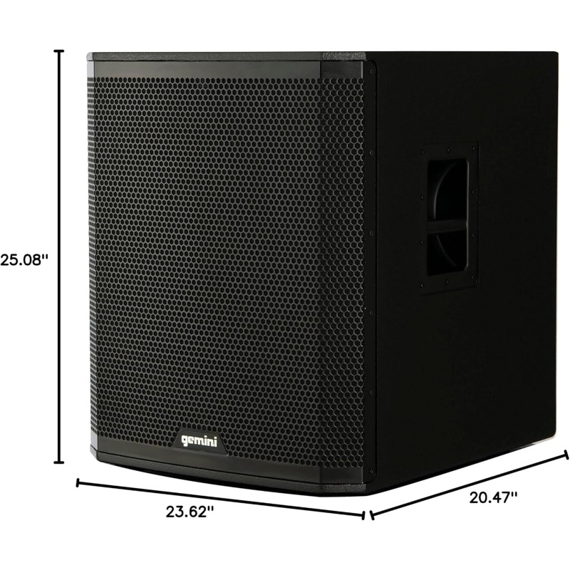 Gemini Zrx-S18bt 18" Powered Pa Subwoofer W/ Bluetooth