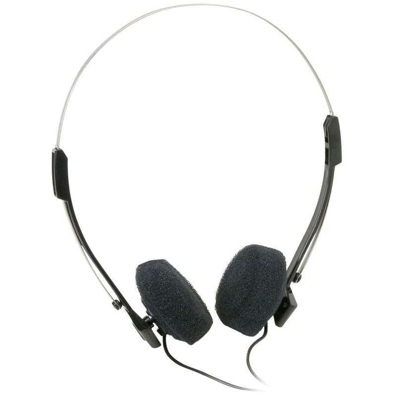 Parts Express Mini Stereo Lightweight Headphones With 4 Ft. Cord