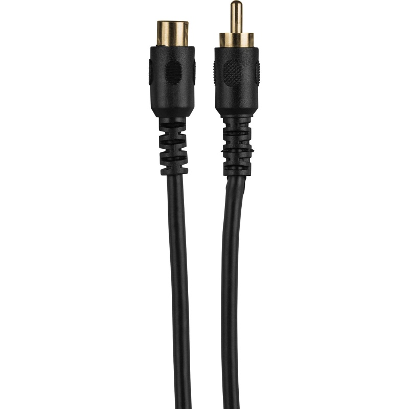 Single Rca Male To Female Audio Video Subwoofer Extension Cable 12 Ft