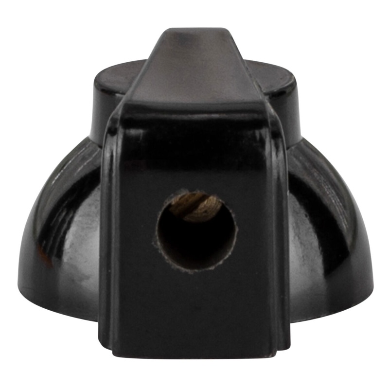 Vintage Chicken Head Guitar / Amplifier Knob 0.75" - Black