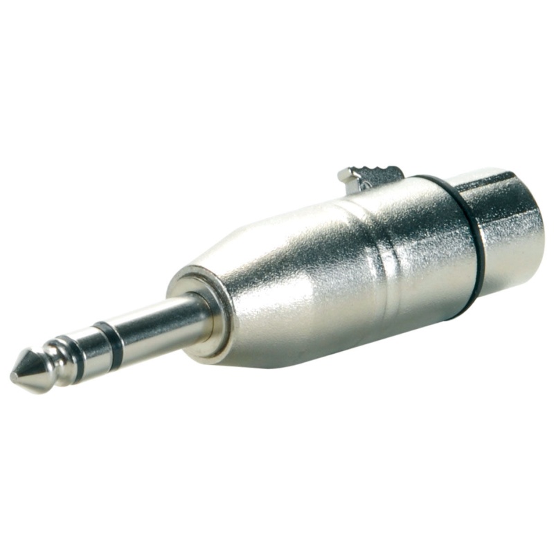 Xlr Female To 1/4" Stereo Male Adapter