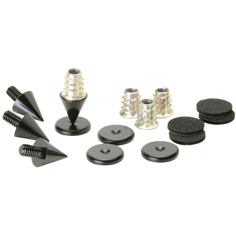 Dayton Audio Dss2-Bk Black Speaker Spike Set 4 Pcs
