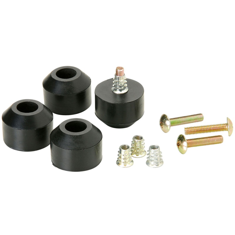 Dayton Audio Drfs1 1-3/8" X 1" Heavy-Duty Natural Rubber Feet 4 Pcs
