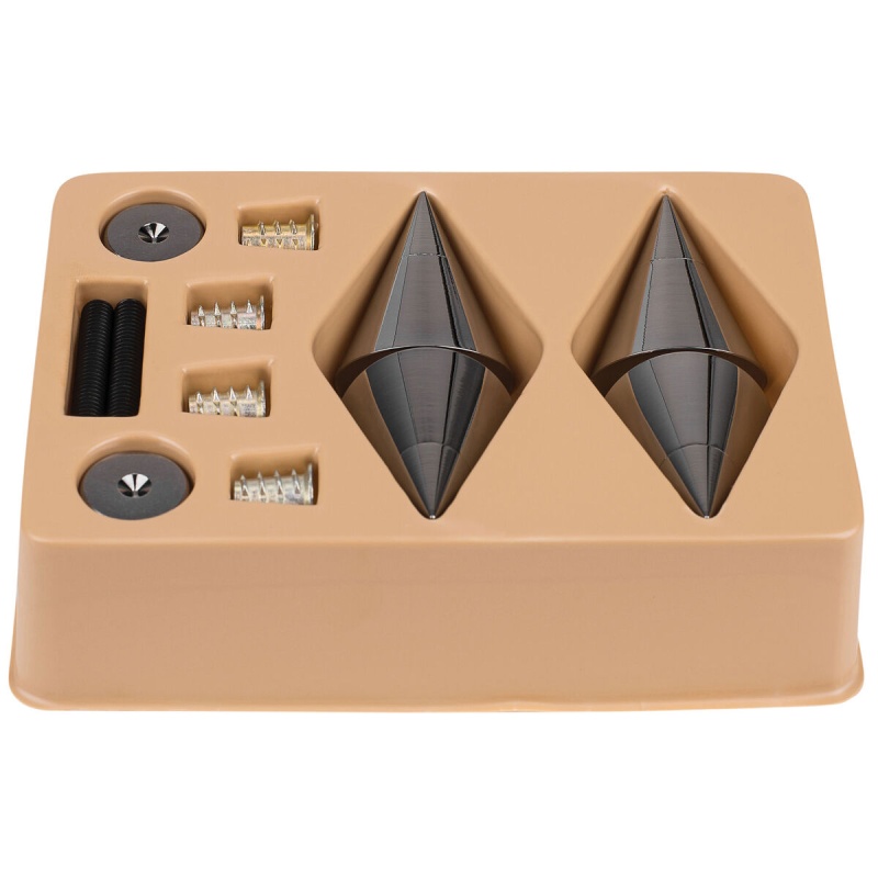 Dayton Audio Dss4-Bc Black Chrome Speaker Spike Set 4 Pcs