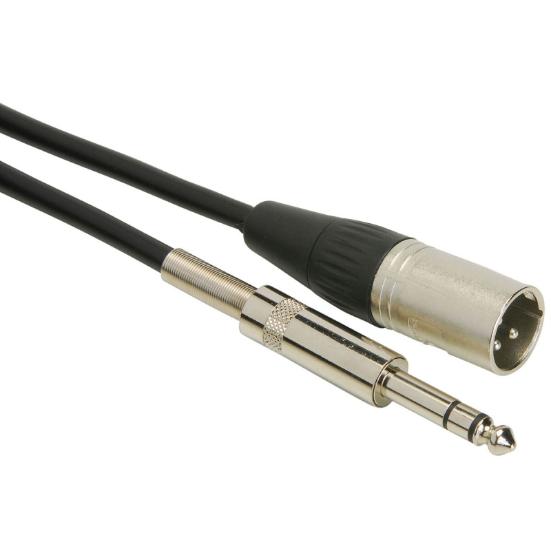 Talent Pcxm10 Patch Cable Xlr Male To 1/4" Trs Male 10 Ft