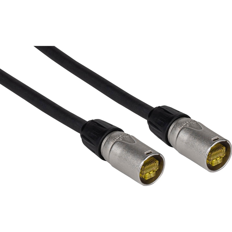 100 Ft. Talent Cat6a Sf/Utp Shielded Grounded Ethercon Cable With Rugged Neutrik Housing