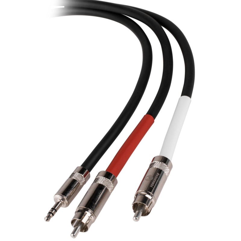 Talent Y35r203 3.5Mm Stereo Male To Dual Left /Right Rca Male Adapter Cable 3 Ft