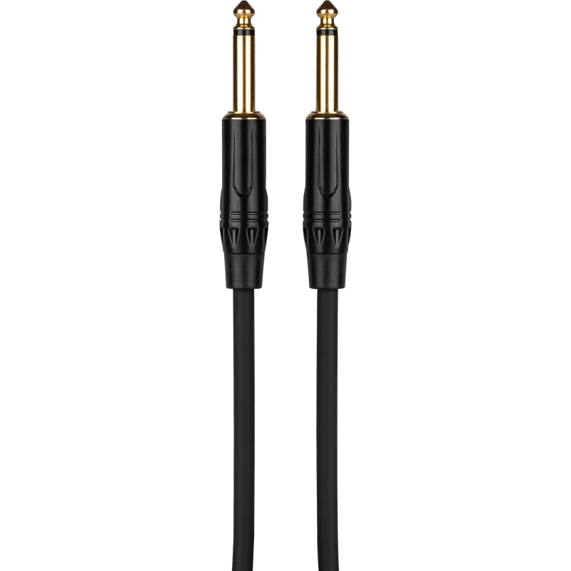 Talent Gcb01 Guitar / Instrument Cable 1/4" Male To Male 1 Ft