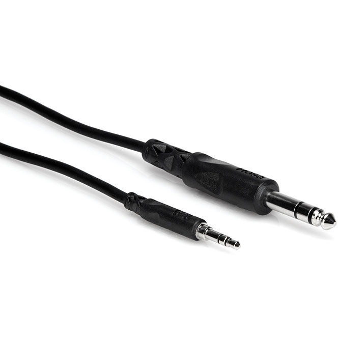 Hosa Cms-110 3.5Mm Trs To 1/4" Trs Stereo Interconnect 10 Ft