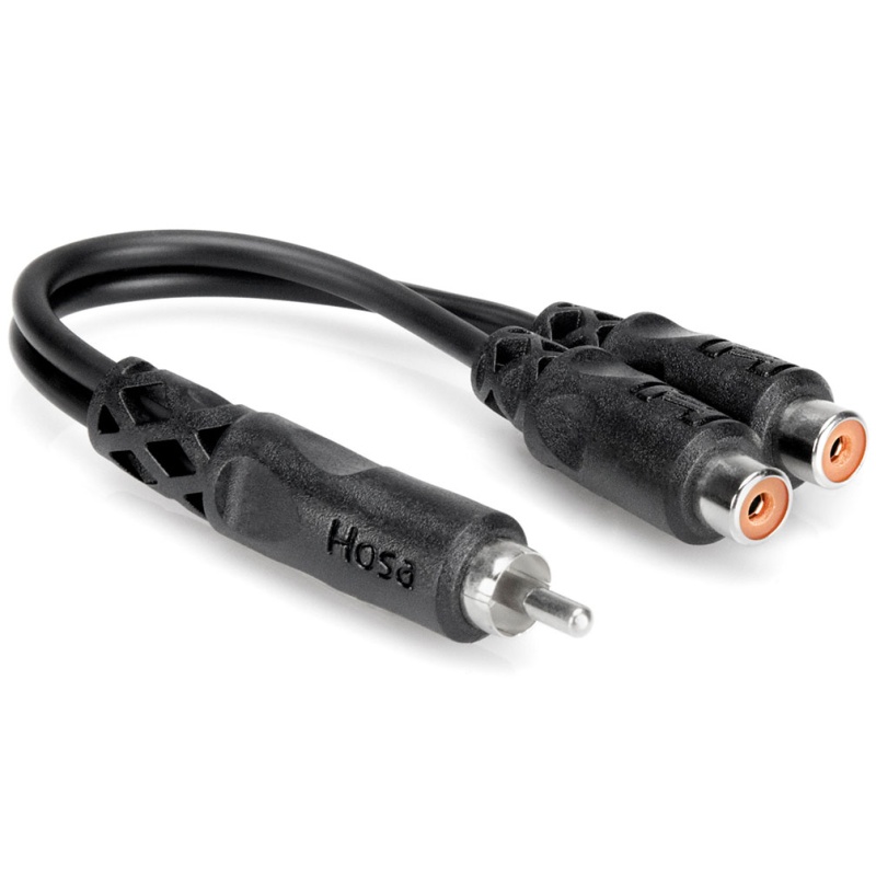 Hosa Yra-104 Rca To Dual Female Rca Y-Cable
