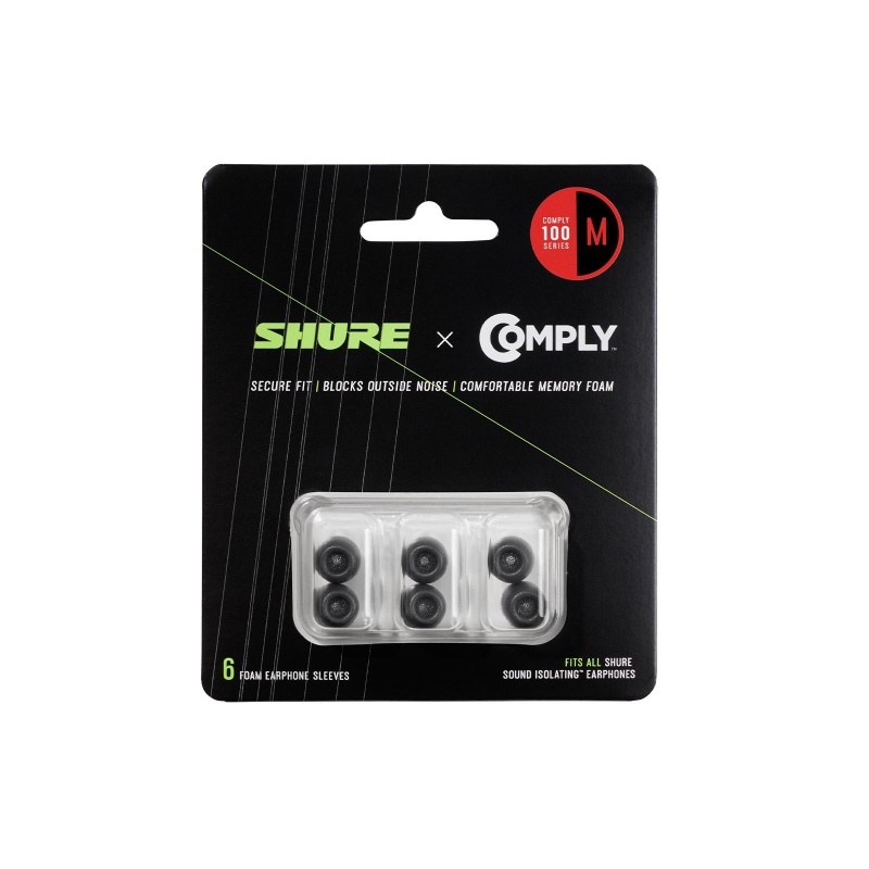 Shure Large 100-Series Foam Sleeves for Earphones