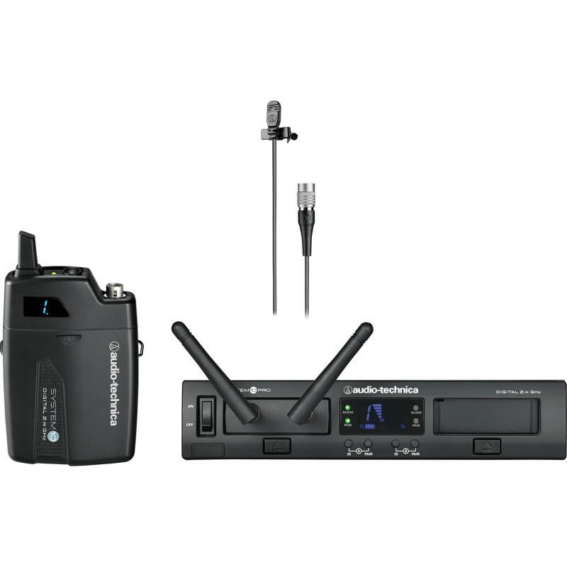 Audio-Technica Atw-1301/L System 10 Pro Digital Wireless Lavalier System