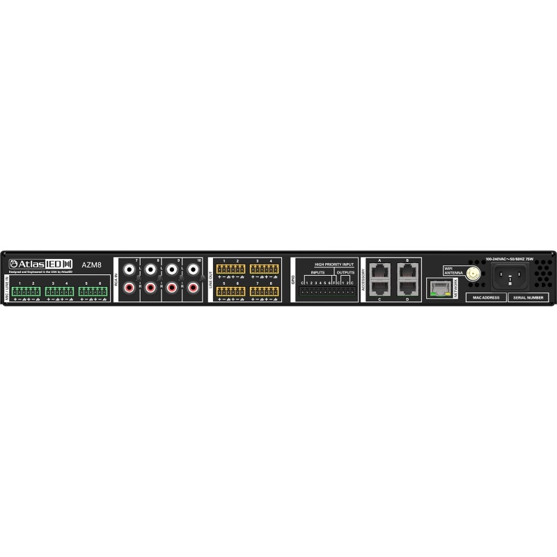 Atlasied Atmosphere AZM8 8-Zone Audio Processor