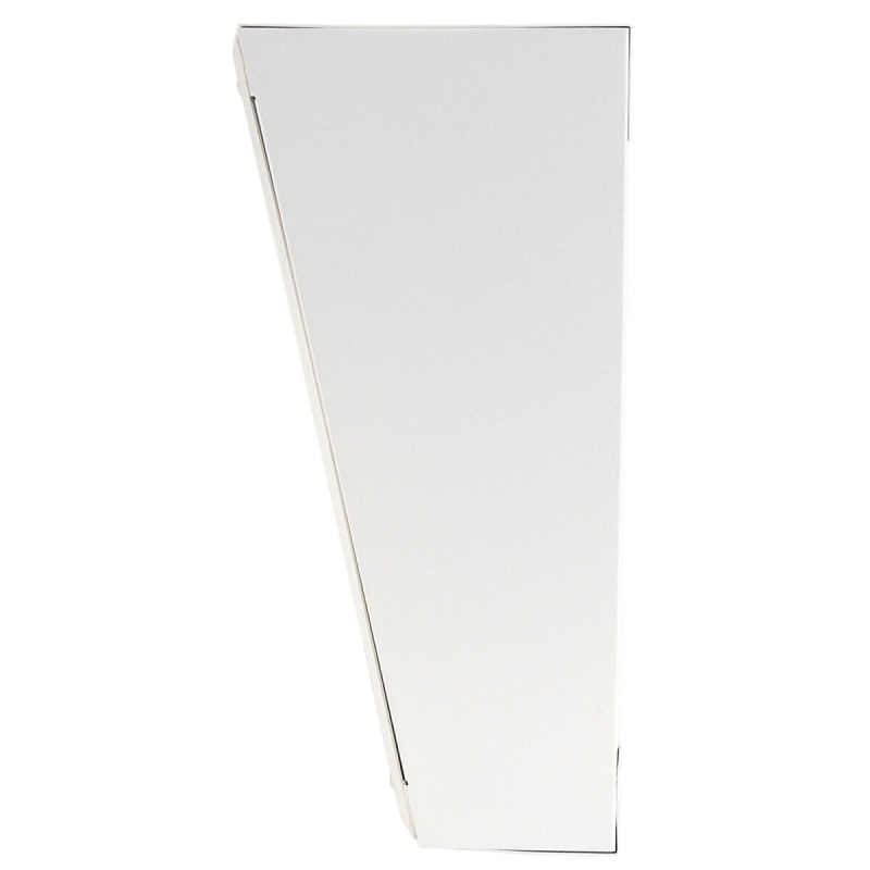 Quam System 3 8" Wall Mount Slanted Speaker 5W-25/70V White