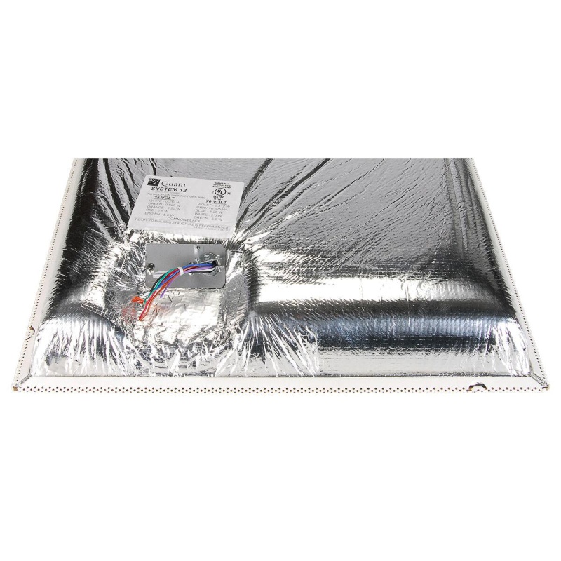 Quam System 12 24" X 24" Lay-In Ceiling Tile Speaker 5W-25/70v