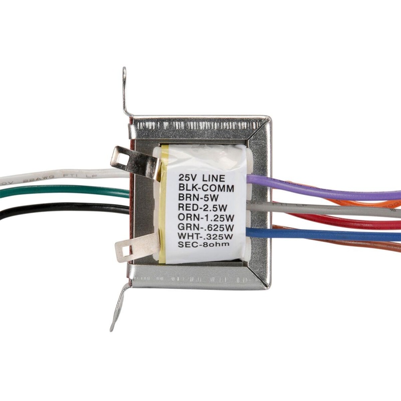 Quam Tblu 5W-25/70V Speaker Line Matching Transformer Multi-Tap