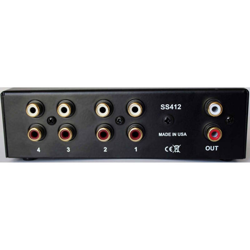 Rolls Ss412 4-Channel Passive Stereo Audio Source Selector