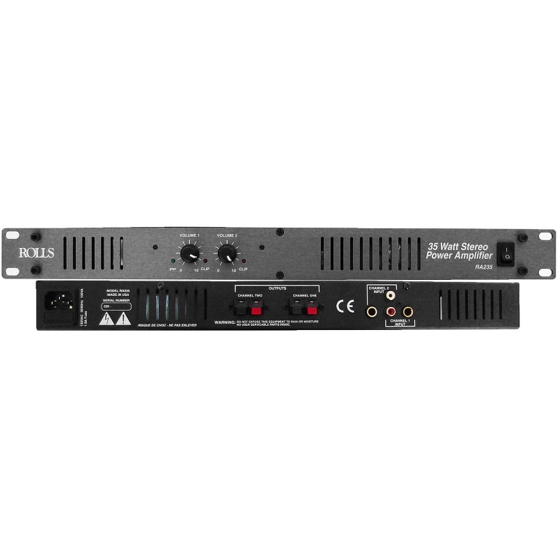 Rolls Ra235 Stereo Power Amp 35 Watt
