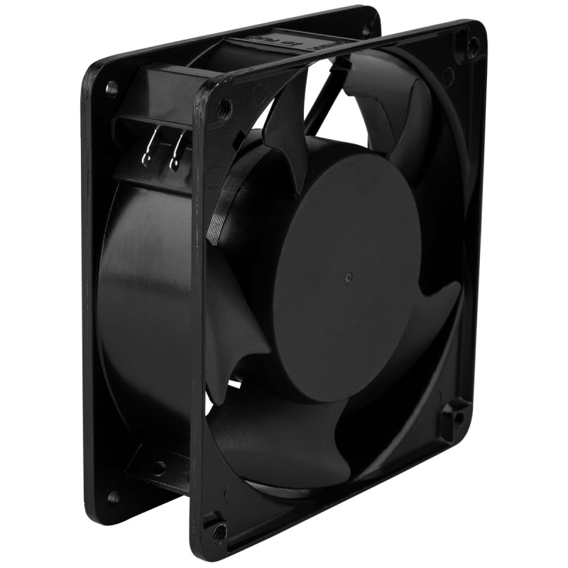 Muffin Style Axial Cooling Fan 120 Vac 120 X 120 X 38Mm 100 Cfm