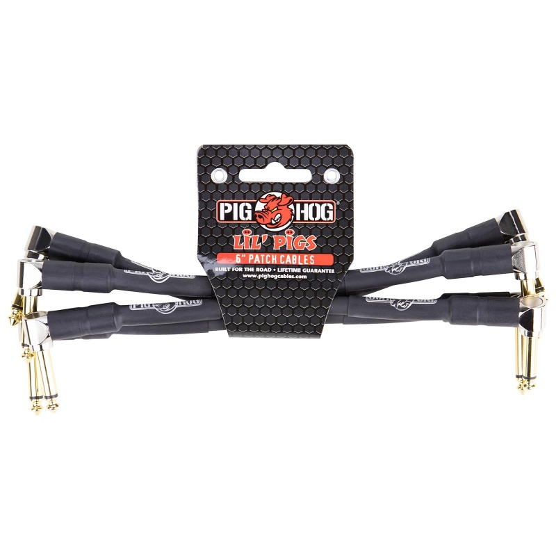 Pig Hog Lil' Pigs 6" Patch Cables - 4 Pack