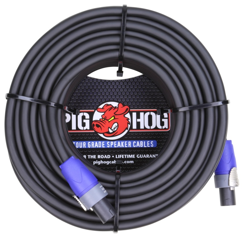 Pig Hog Tour Grade Speaker Cable 14/2 Awg Speakon To Speakon 100 Ft