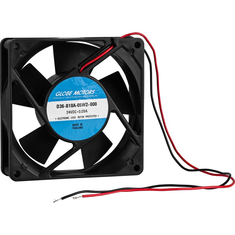 Globe Motors D36-B10a-05W2-000 92 X 25Mm Fan 24 Vdc 0.09A Lock Rotor Protected With 12" Lead Wires 2400 Rpm