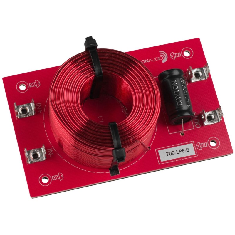Dayton Audio 700-Lpf-8 Low Pass Speaker Crossover 700 Hz 12 Db/Octave